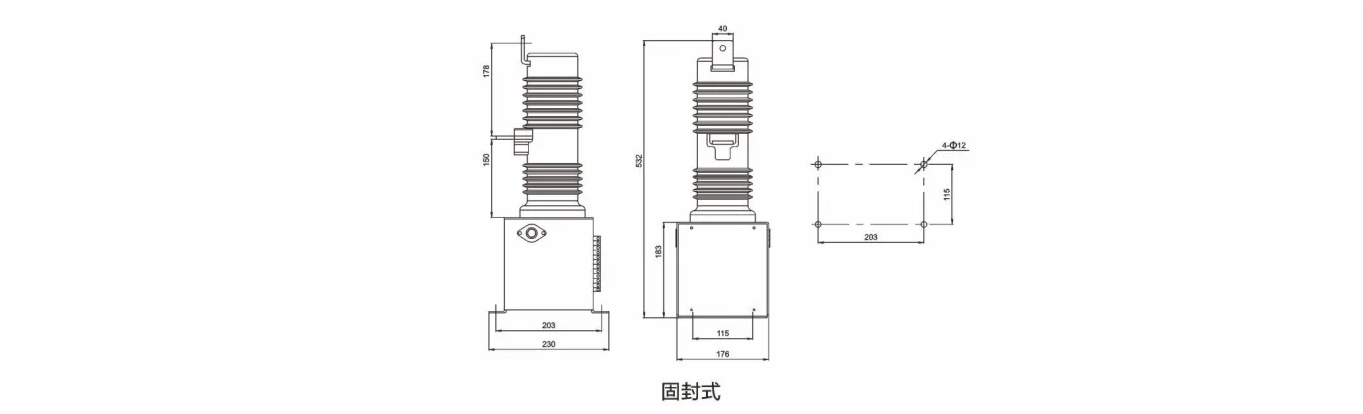 外觀及安裝尺寸圖